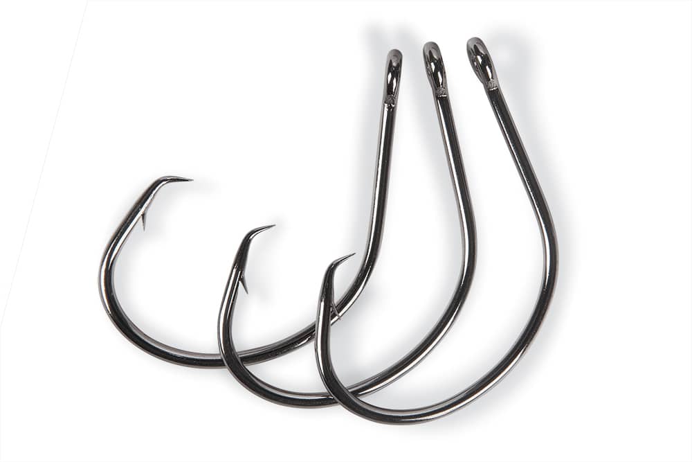 Mustad Demon Circle Hook, In Line, Wide Gap - Black Nickel-Size 7/0 - Pack Of 6