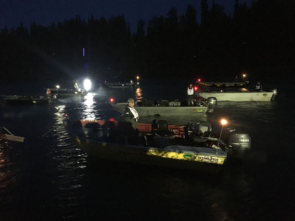 Boats in the Kenai River, Alaska