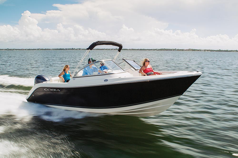 Cobia 220 Dual Console fishing boat