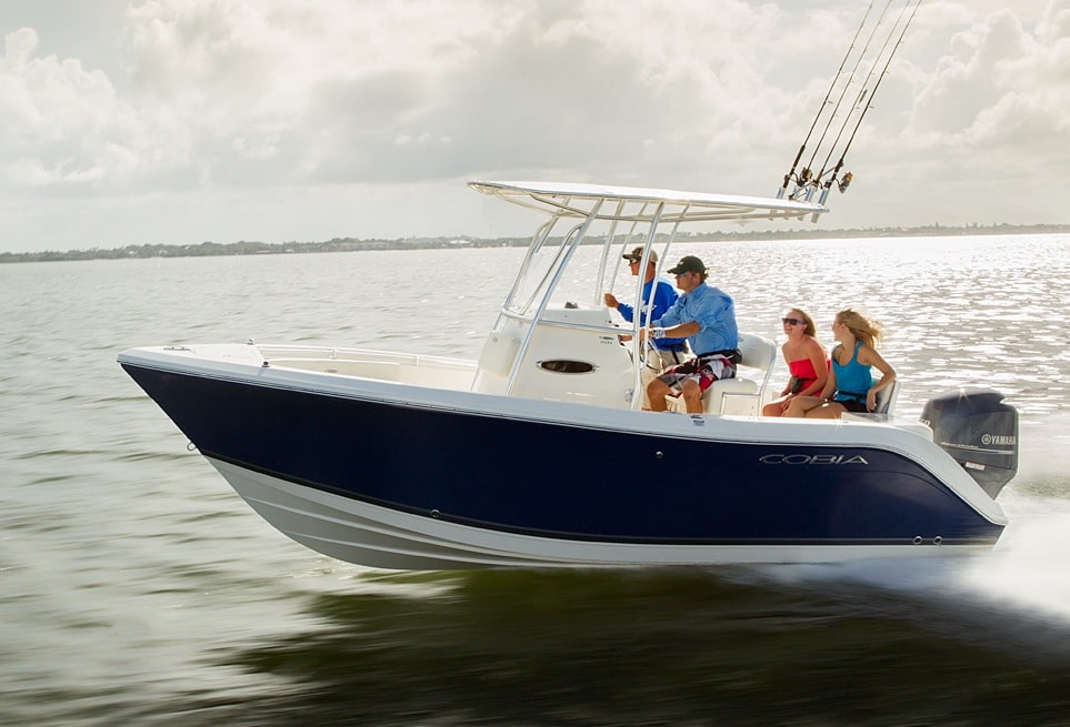 Cobia 201 CC inshore center-console fishing boat