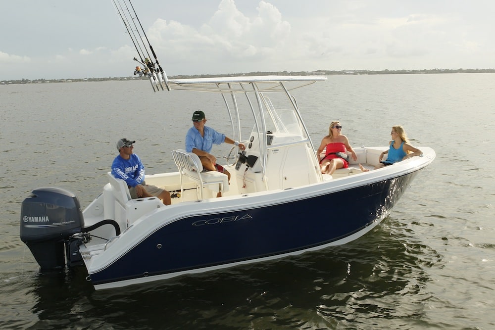 Cobia 201 CC inshore center-console fishing boat