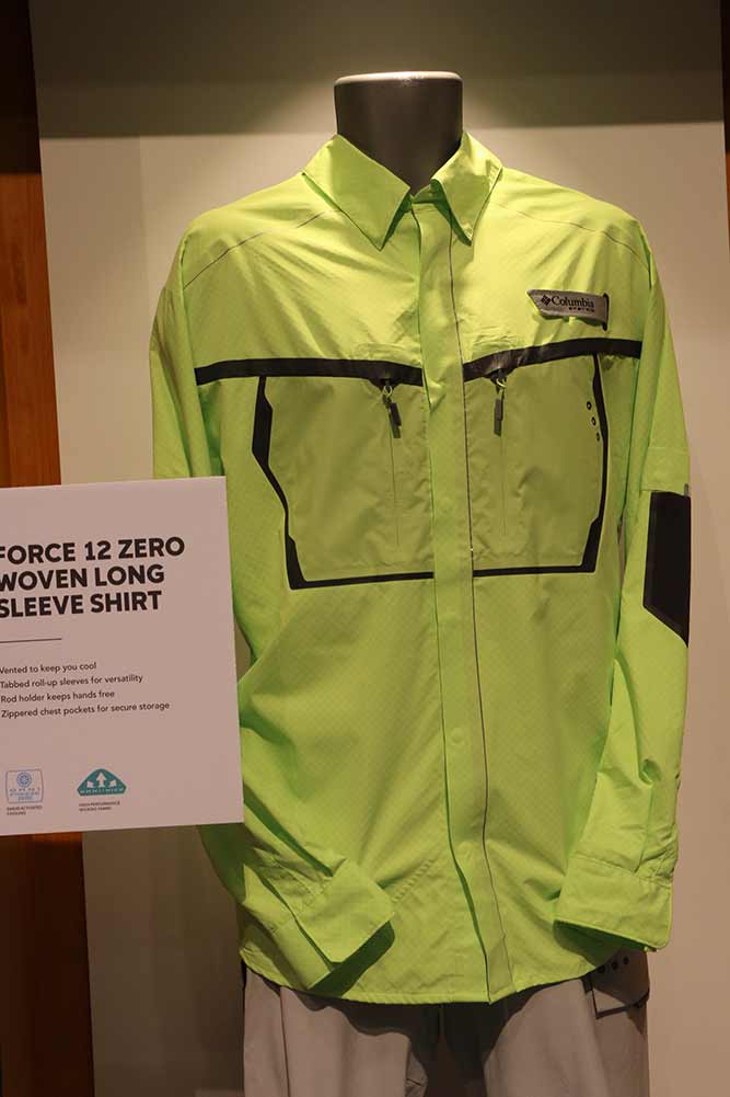 Columbia Force 12 Zero Woven Long-Sleeve technical sun protection fishing shirt