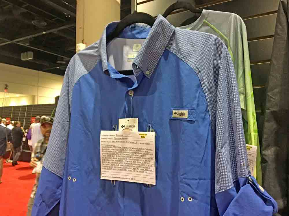 Columbia Sportswear PFG Solar Shade Zero fishing shirt new ICAST 2017 2018