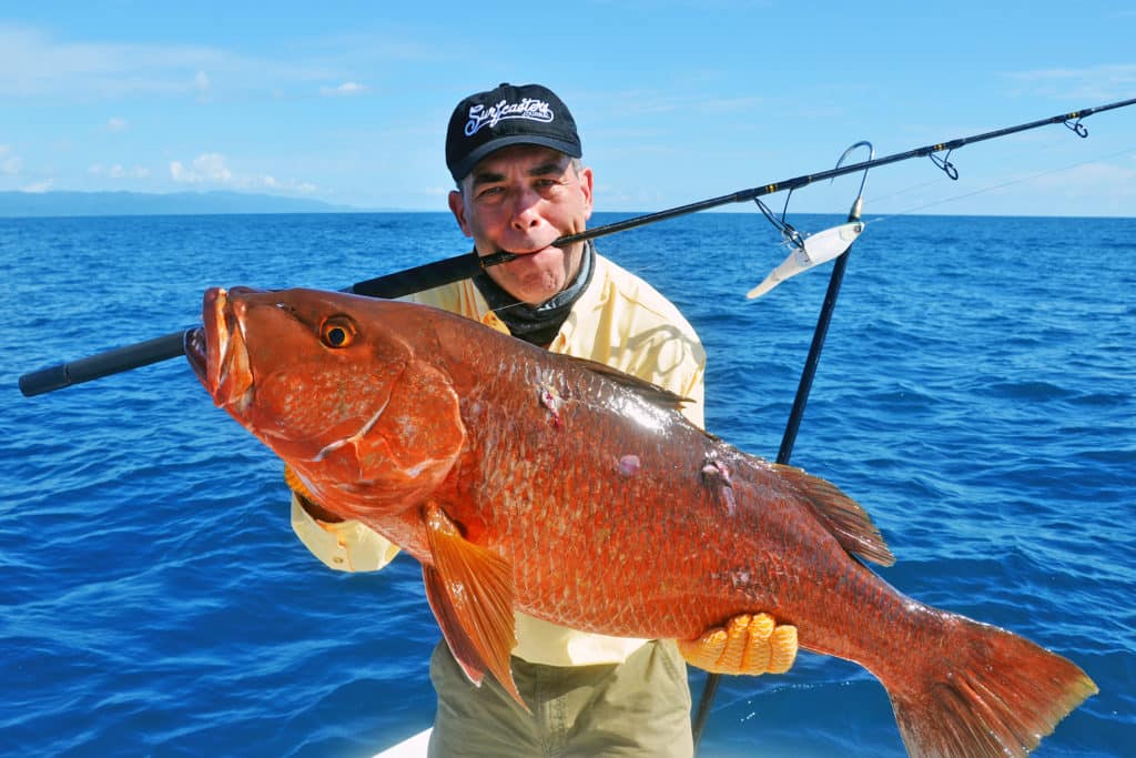 Cubera snapper caught fishing Crocodile Bay Resort Costa Rica