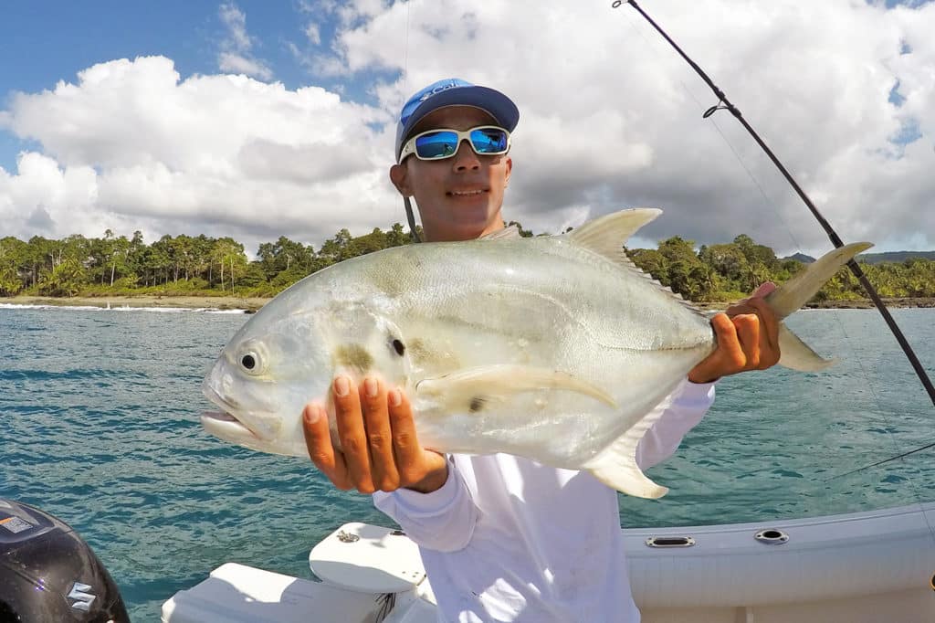 Jack crevalle caught fishing Golfo Dulce Crocodile Bay Costa Rica