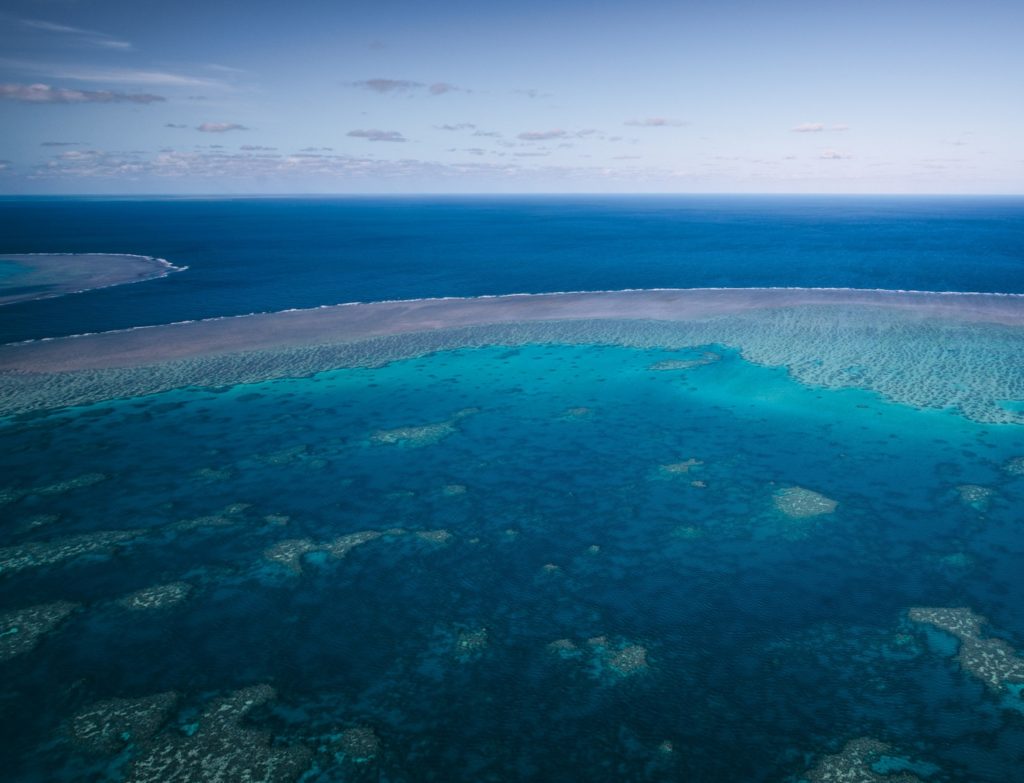 Australia's Great Barrier Reef — amazing aerial view
