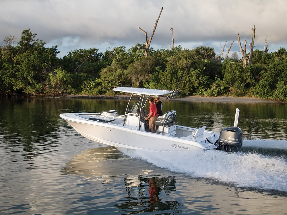 Crevalle 26 Open center console saltwater fishing boat