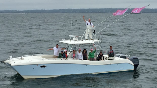 Capt. Rob Crocitto's 33-foot World Cat charter boat