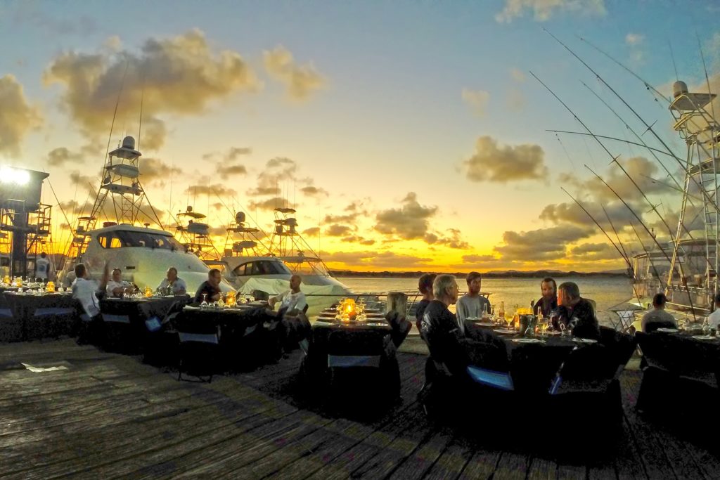 Dinner at Cooktown, Australia