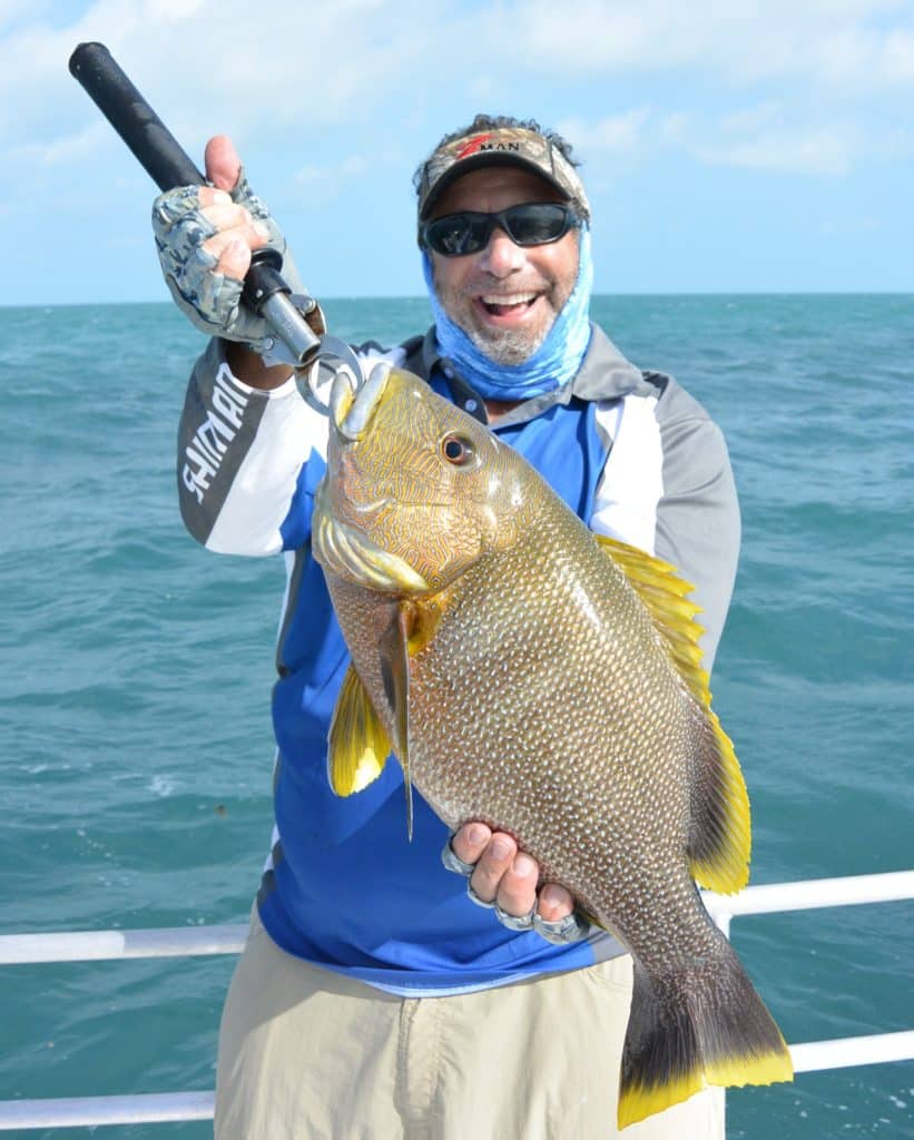 fishing Australia's Great Barrier Reef Maori seaperch saltwater game fish