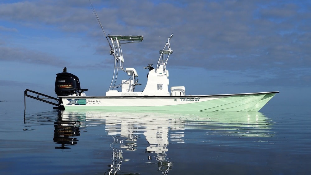 Shallow Sport X3 inshore saltwater fishing boat
