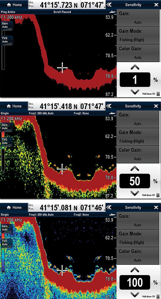 Raymarine Color Threshold