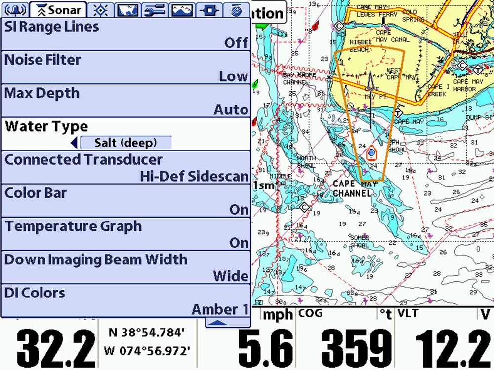 Humminbird fish finder unit