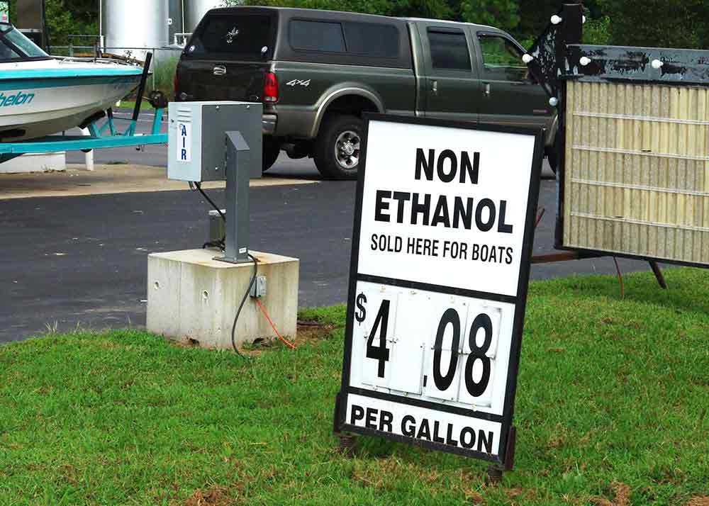 non-ethanol gas prices for boats