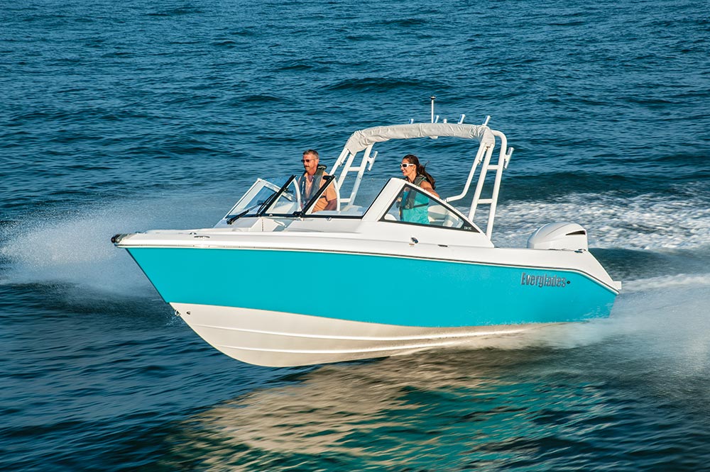 Everglades 230DC dual console fishing boat