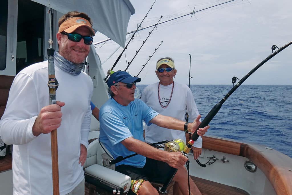 saltwater fishing from a fighting chair