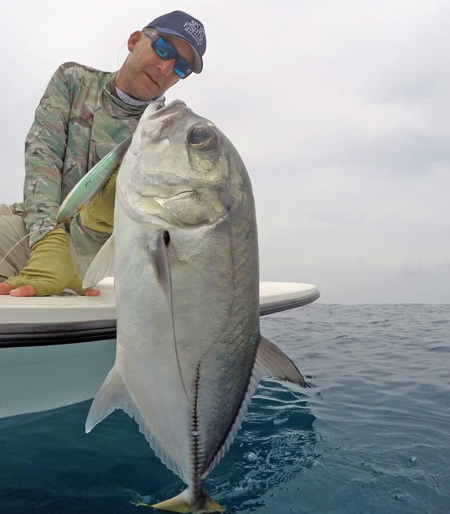 San Blas Islands Panama fishing horse-eye jack fish