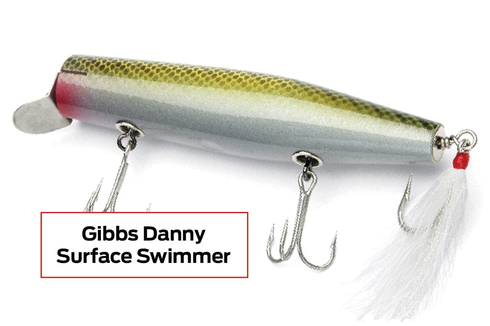 Gibbs Danny Surface Swimmer saltwater fishing lure