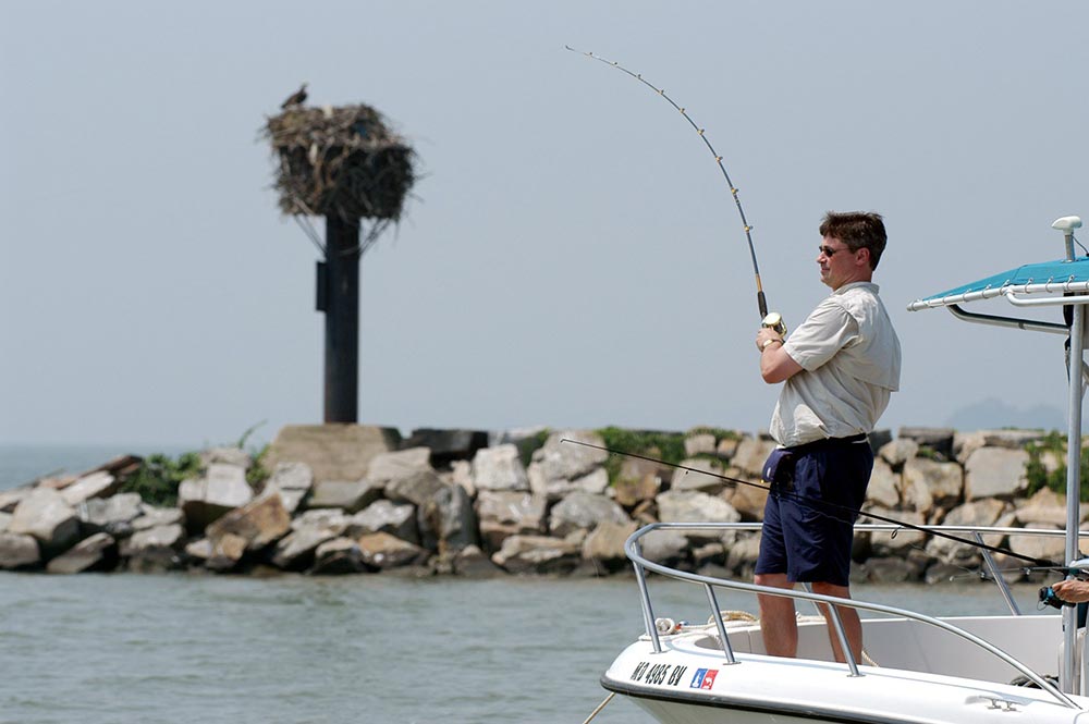 Life jackets for anglers