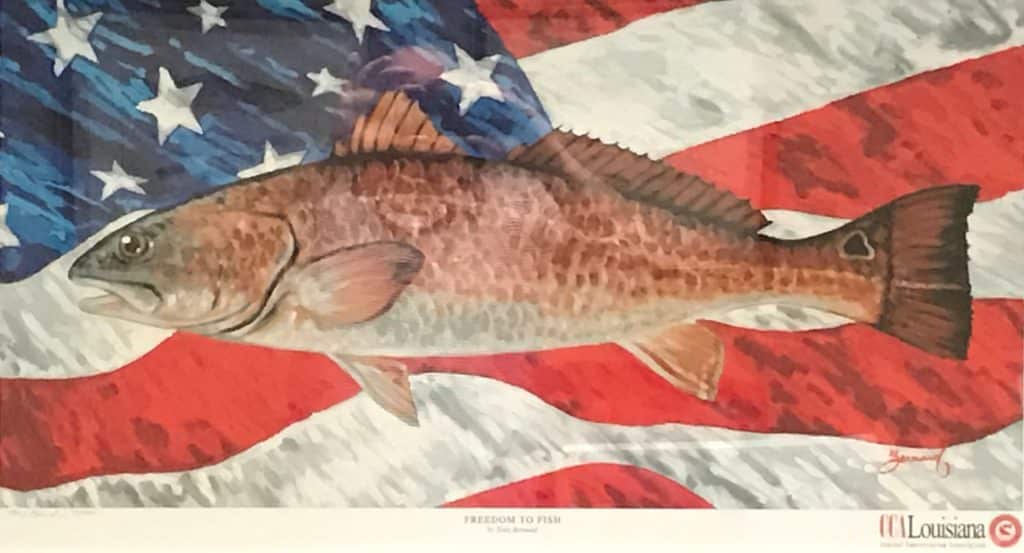 patriotic redfish