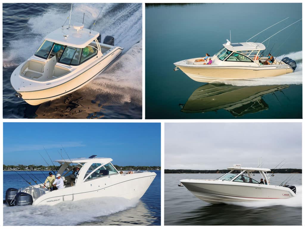 Four Big Dual Console Fishing Boats