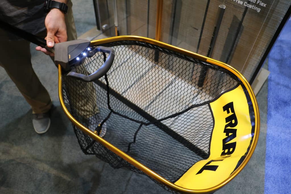 New Frabill Trophy Haul landing nets offer advanced features.