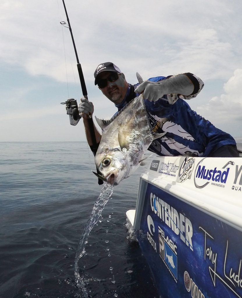 Costa Rica fishing - an African pompano