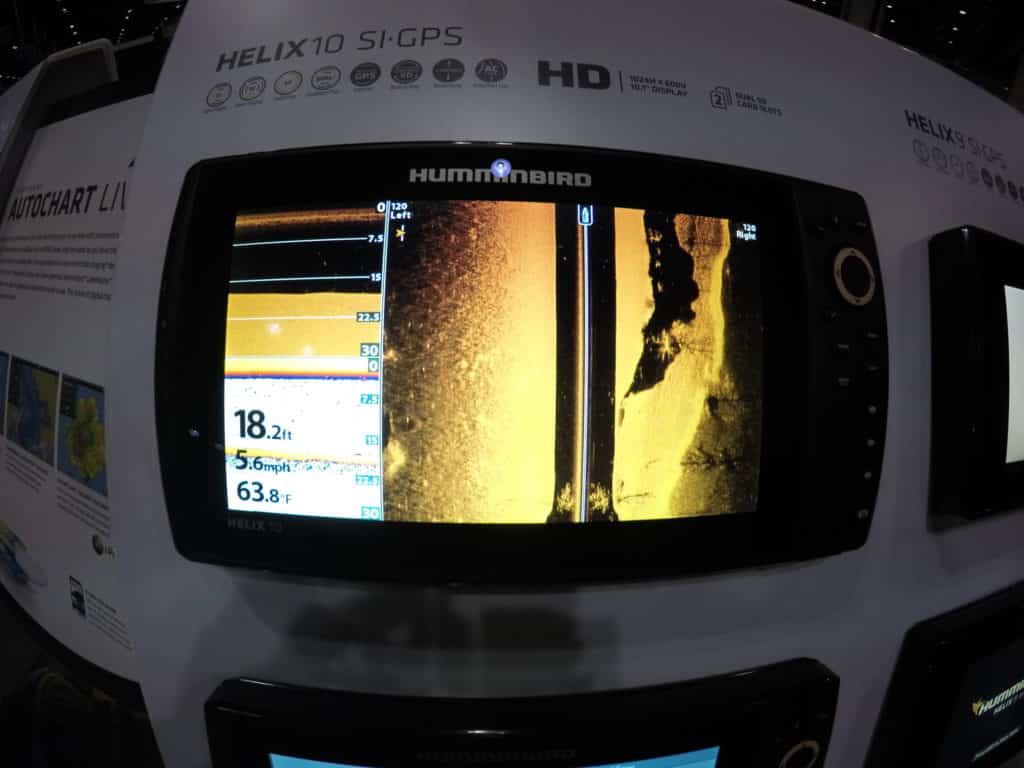 ## World's largest fishing tackle show -- Humminbird Helix 10Si