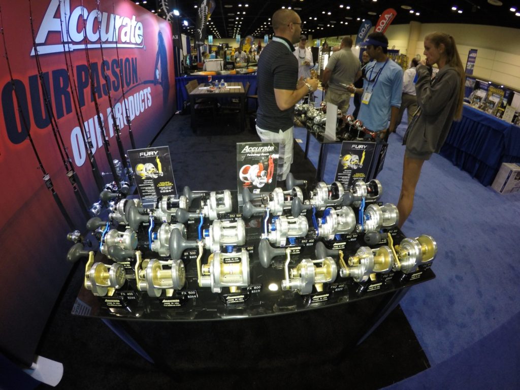 World's largest fishing tackle show -- Accurate reels