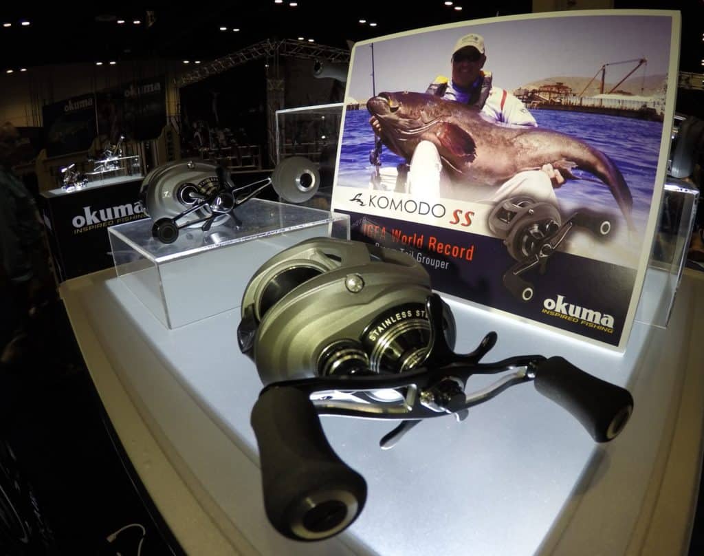 World's largest fishing tackle show -- an Okuma Komodo reel