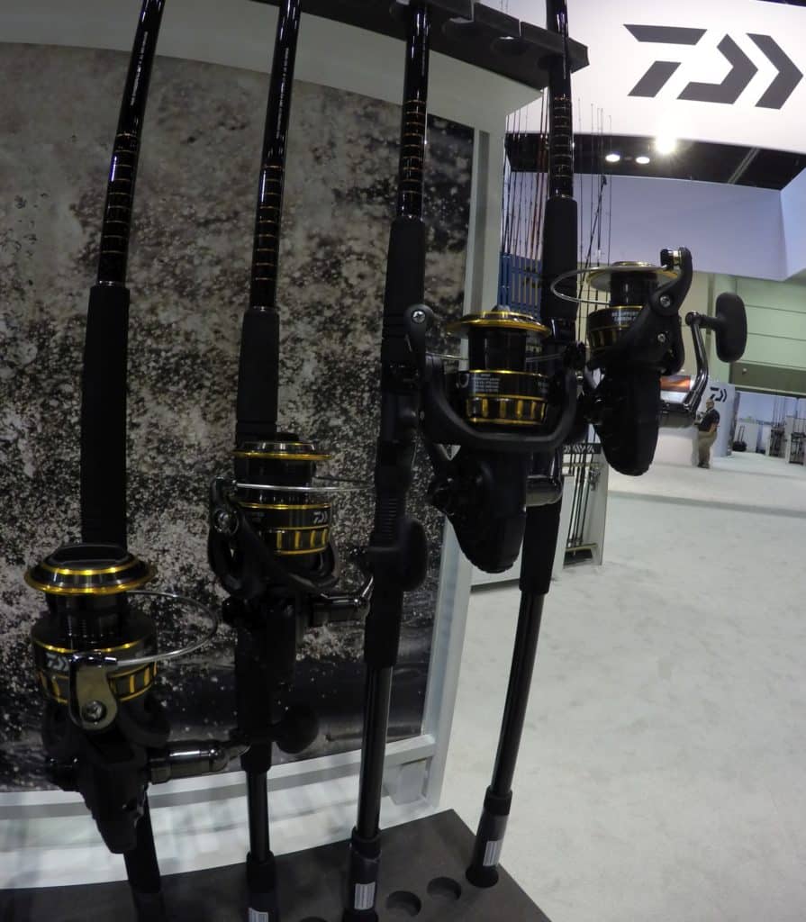 World's largest fishing tackle show -- Daiwa BG spinning reels