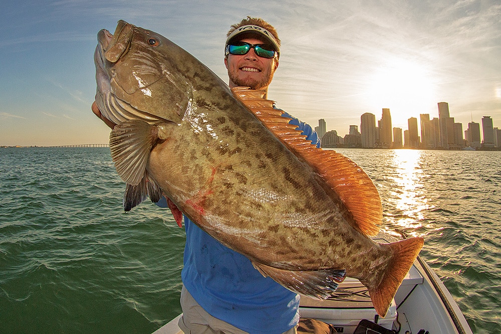 gag grouper fishing Intracoastal Waterway in South Florida