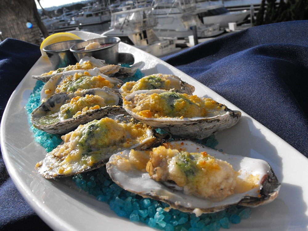 Garlic Herb Roasted Oysters