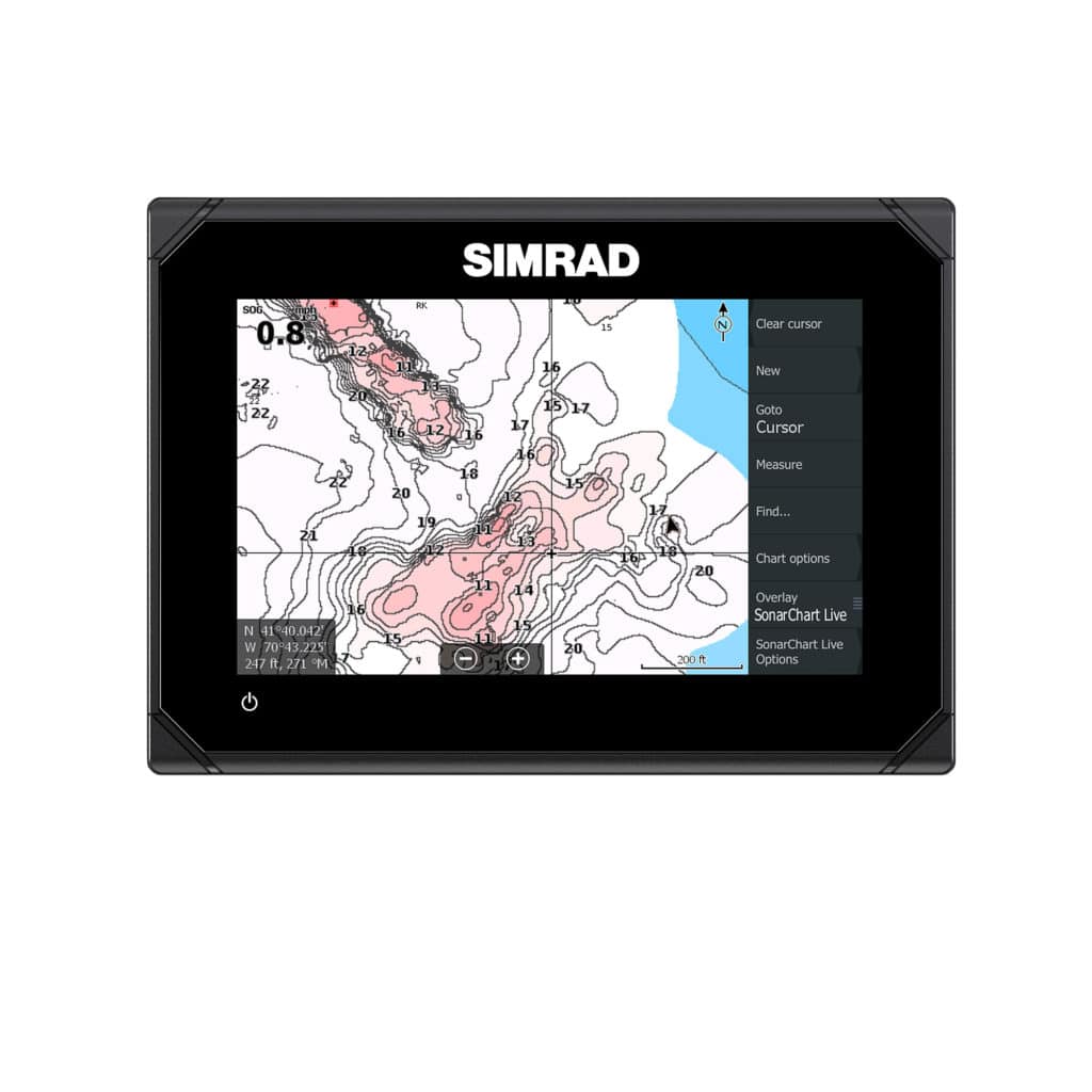 Simrad and Navionics SonarChart Live