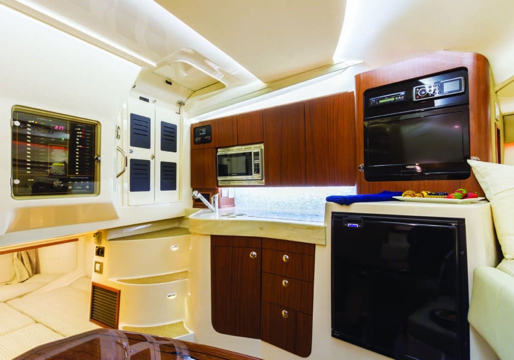 Grady-White Express 330 fishing boat galley