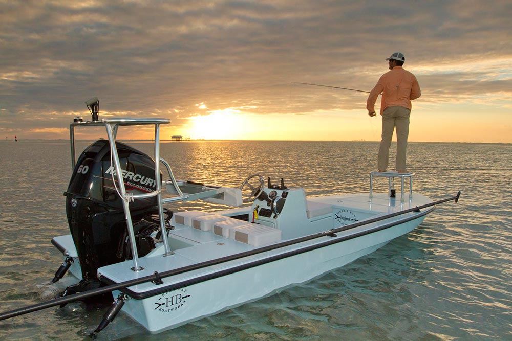 Hell's Bay Professional sport-fishing boat