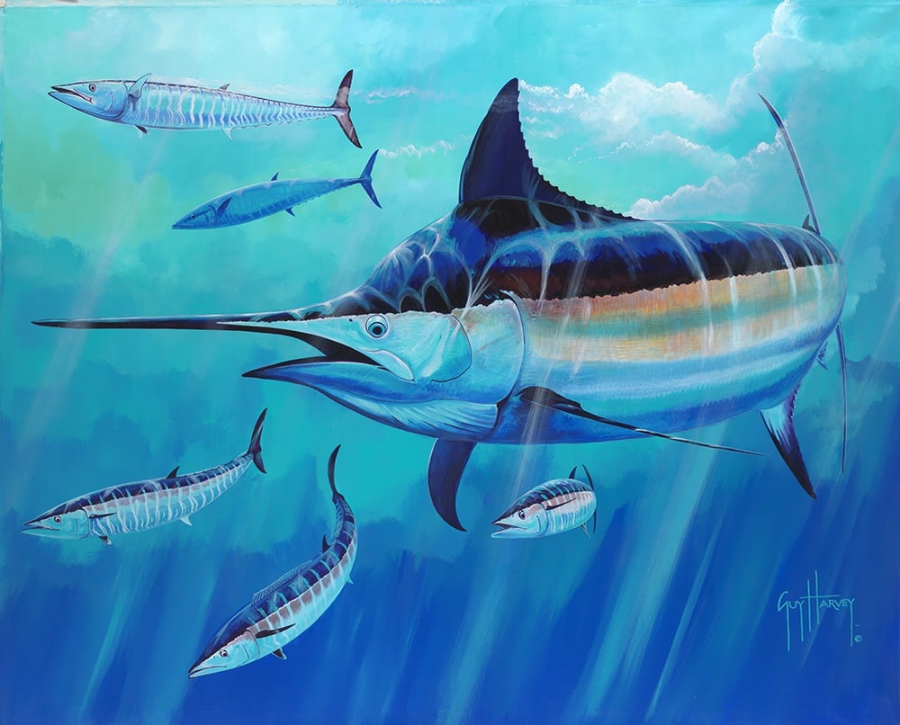 Guy Harvey painting hoos next