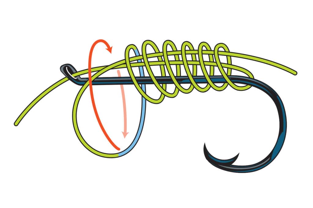 Snelling a Hook, How to Tie a Snell Knot