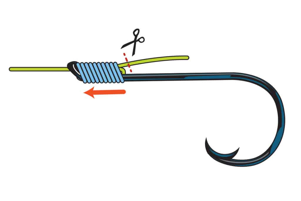 Snelling a Hook, How to Tie a Snell Knot