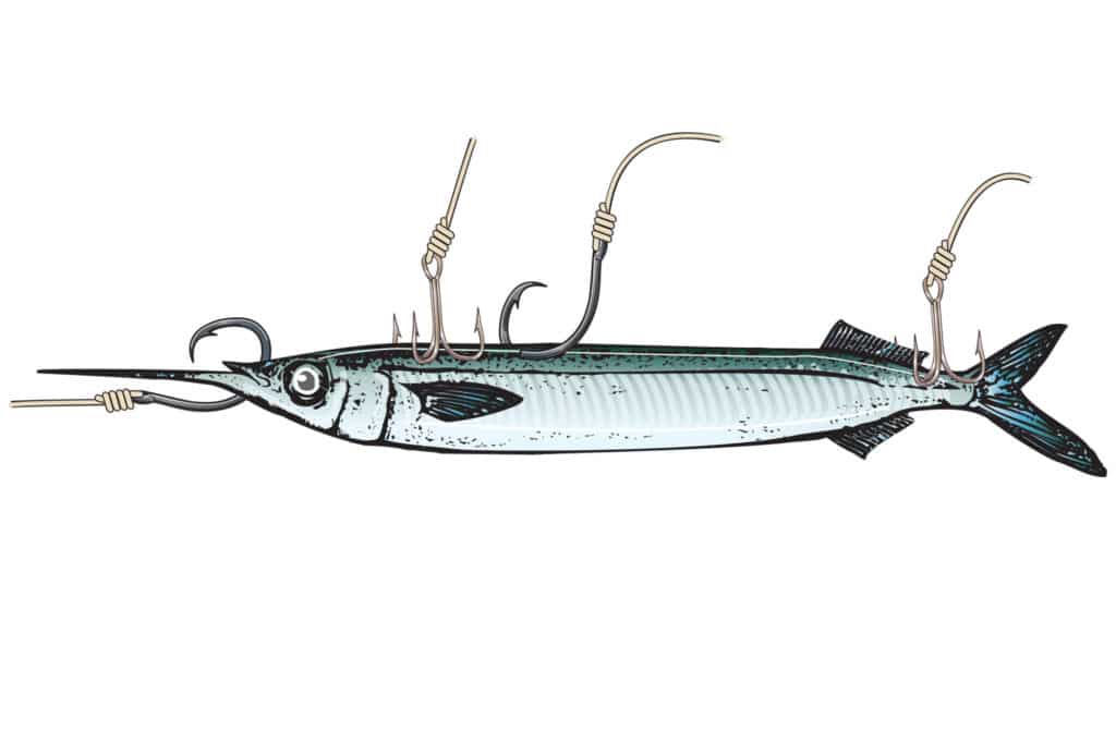 Mustad hook 6Inch Trolling Fishing Bait Fully Rigged Tuna Lure