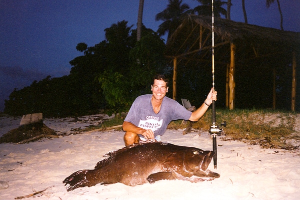 121-pound, 4-ounce mustache grouper.