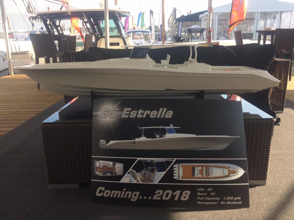 HydraSports Custom Boats​ 65 Estrella center console fishing boat concept