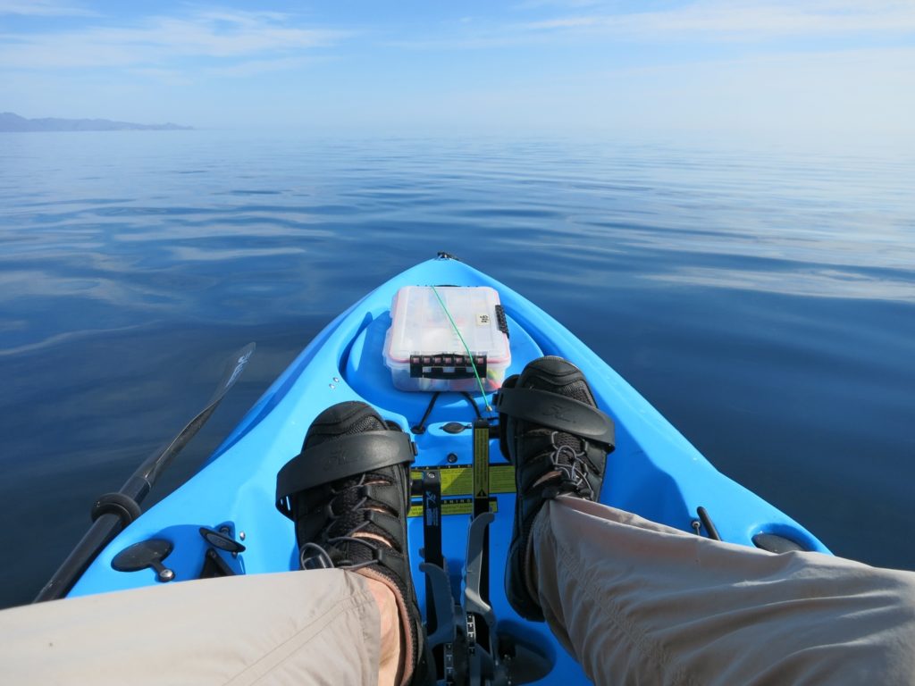 Hobie kayak fishing Baja’s Central Sea of Cortez