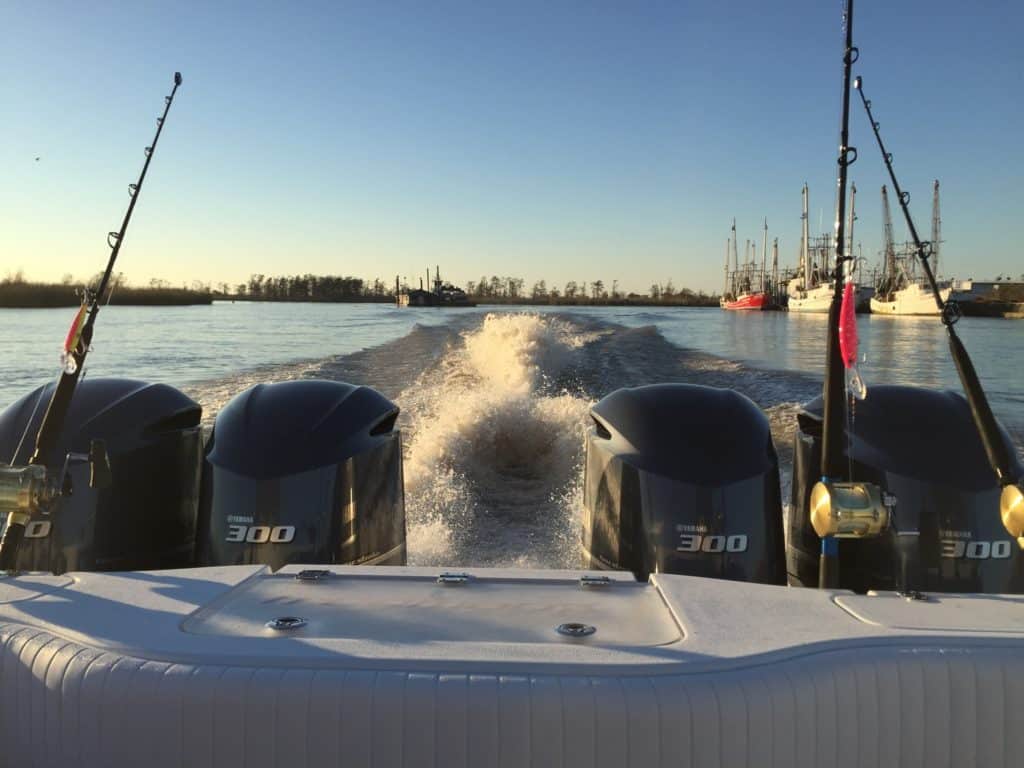 Wahoo fishing out of Venice, Lousiiana - Leaving Venice Marina