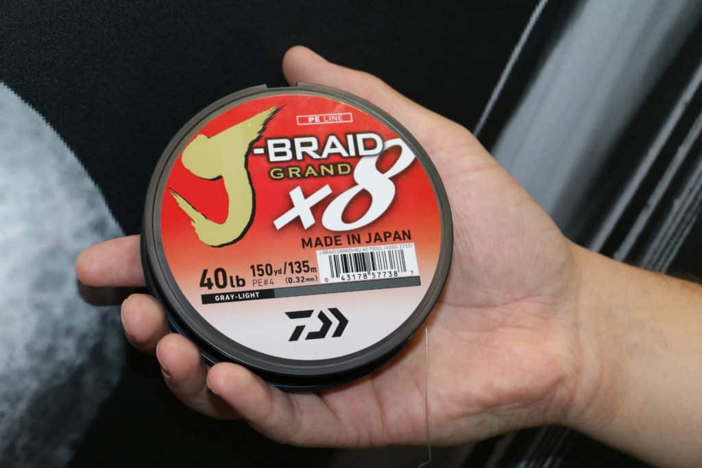 Daiwa J-Braid x8 Grand braided fishing line