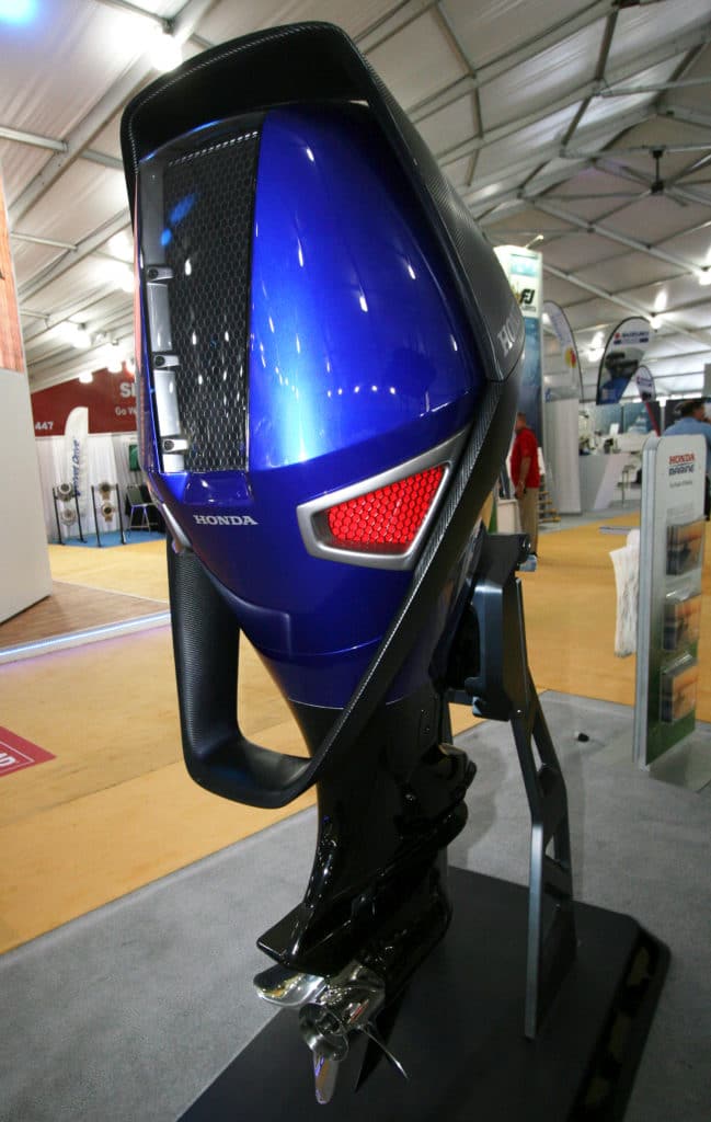 Honda's concept outboard engine at 2017 Miami Boat Show