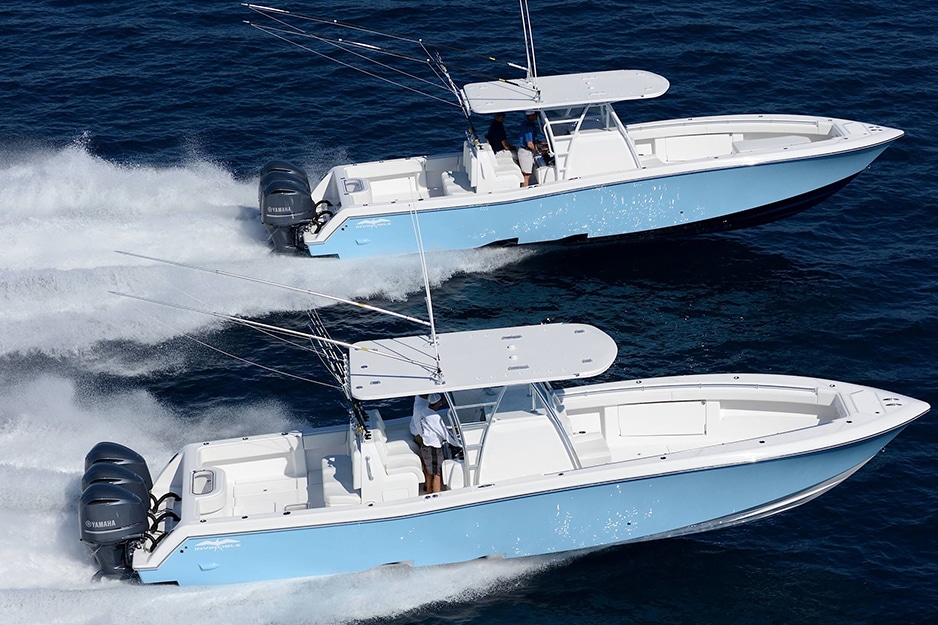 Invincible 39 saltwater deep sea fishing boat