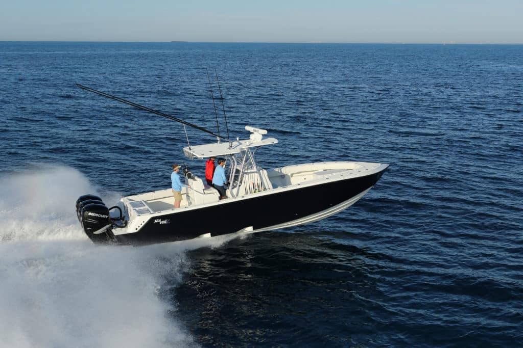 SeaVee 340Z fishing boat