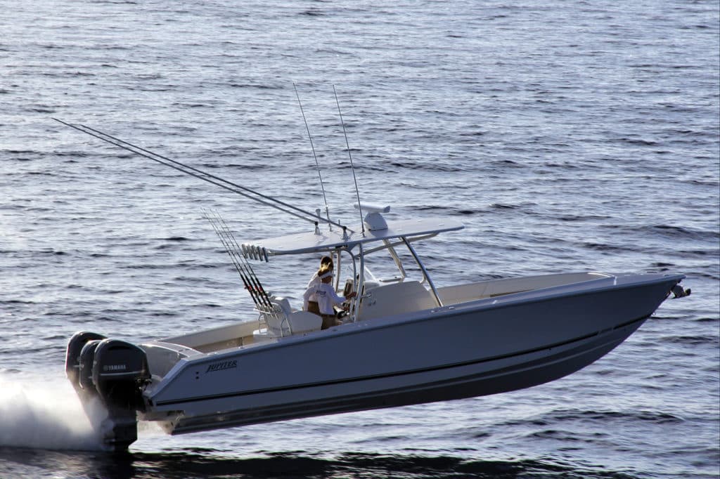 Jupiter 34 FS saltwater deep sea fishing boat