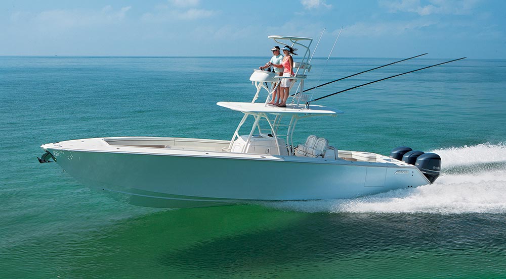 Jupiter 38 HFS center console fishing boat